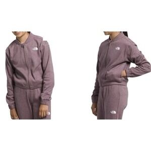 The North Face Girls Cozy Dream Fleece Full Zip Jacket & Pants Pink Size 7/8 D20
